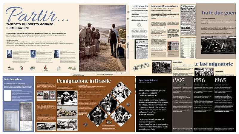 Partir:Zanzotto,Pillonetto,Gobbato e l'emigrazione di Luigi Dorigo - Ali e Radici Multivisioni Partir:Zanzotto,Pillonetto,Gobbato e l'emigrazione